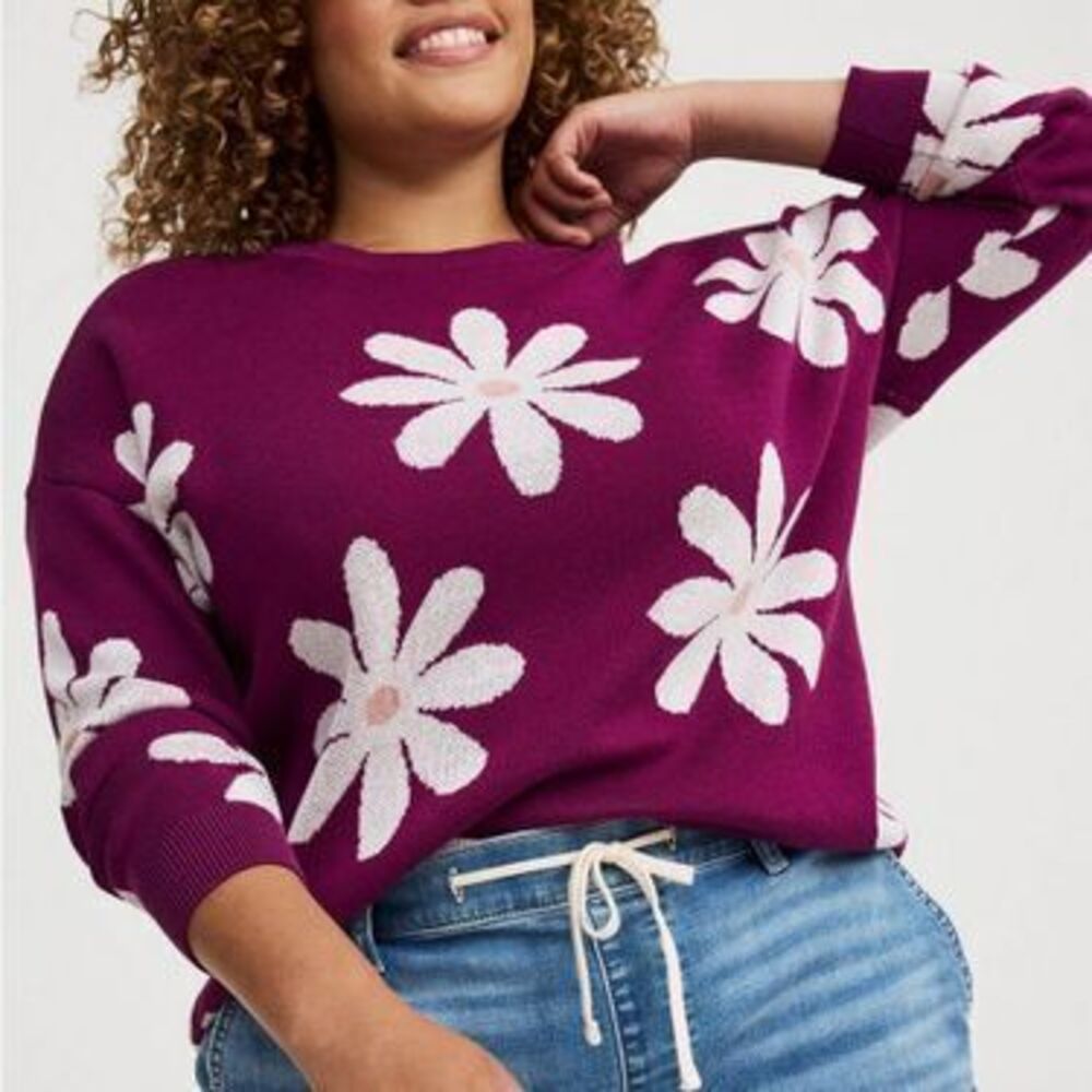Torrid Pullover Crew Sweater Nwt